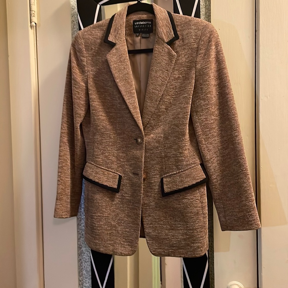 Liz Claiborne Brown blazer